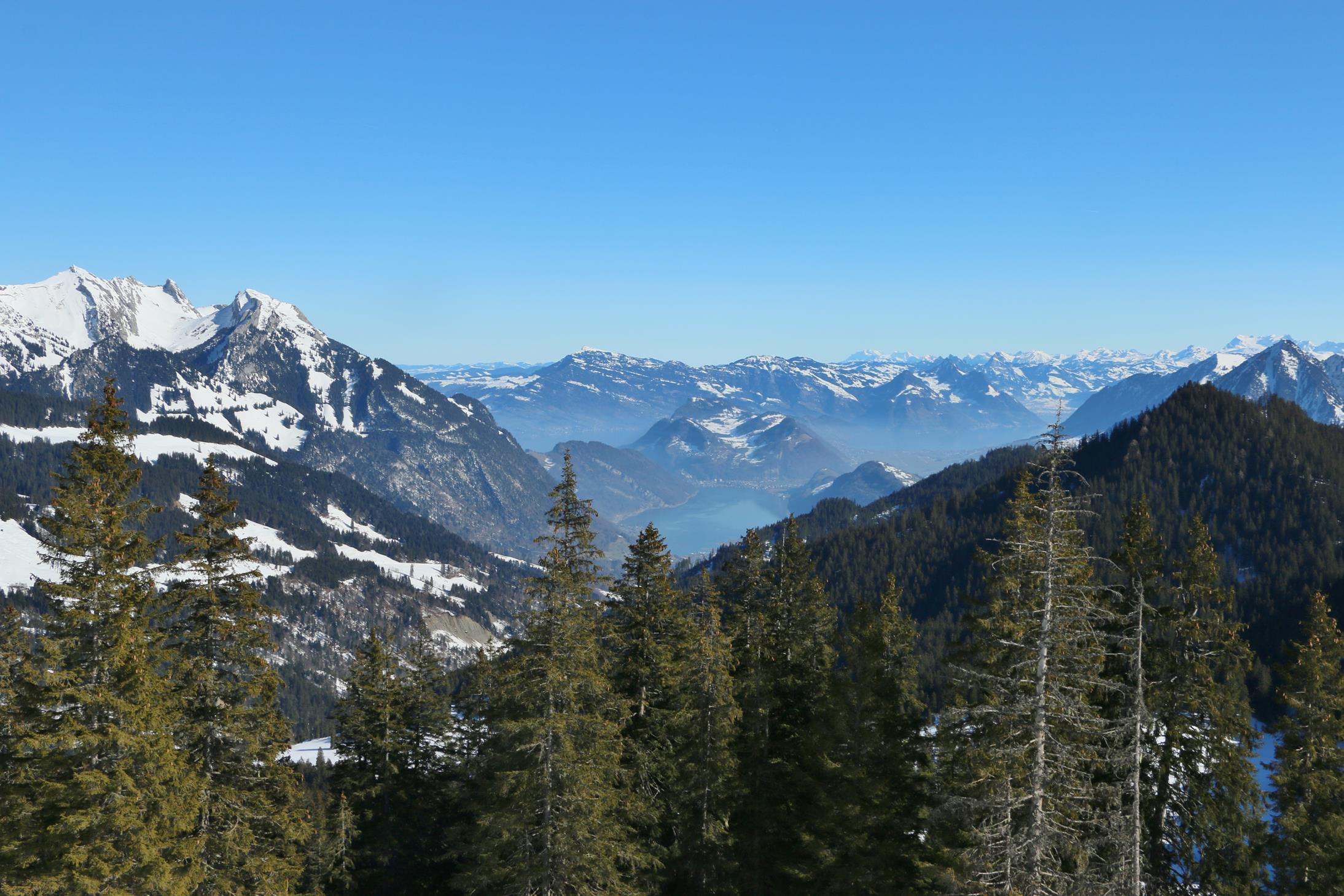 Schneeschutour Langis-Jänzi Panorama 12km 15.2.2019