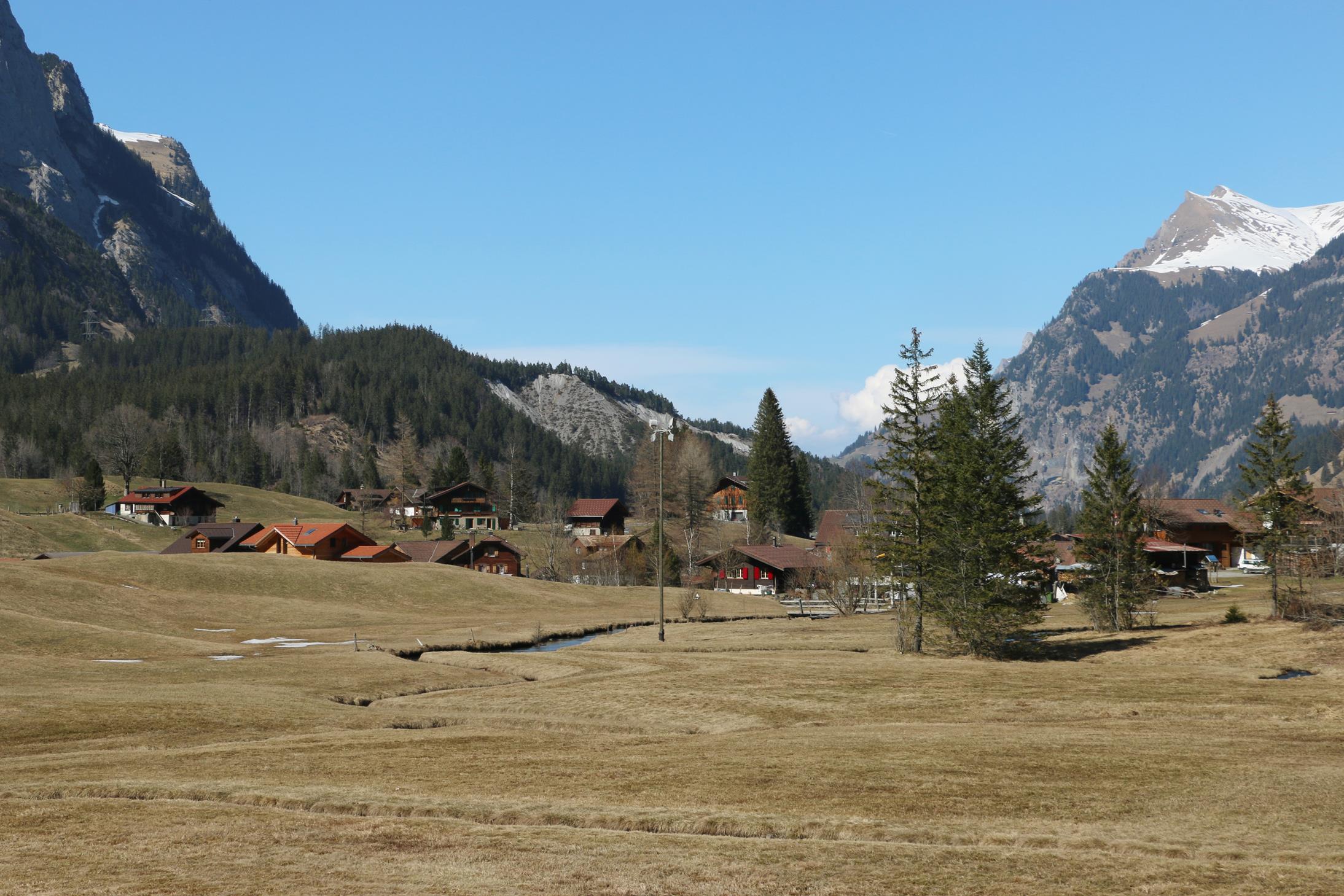 Sonntag Schneesuche Kandersteg 31.3.2019