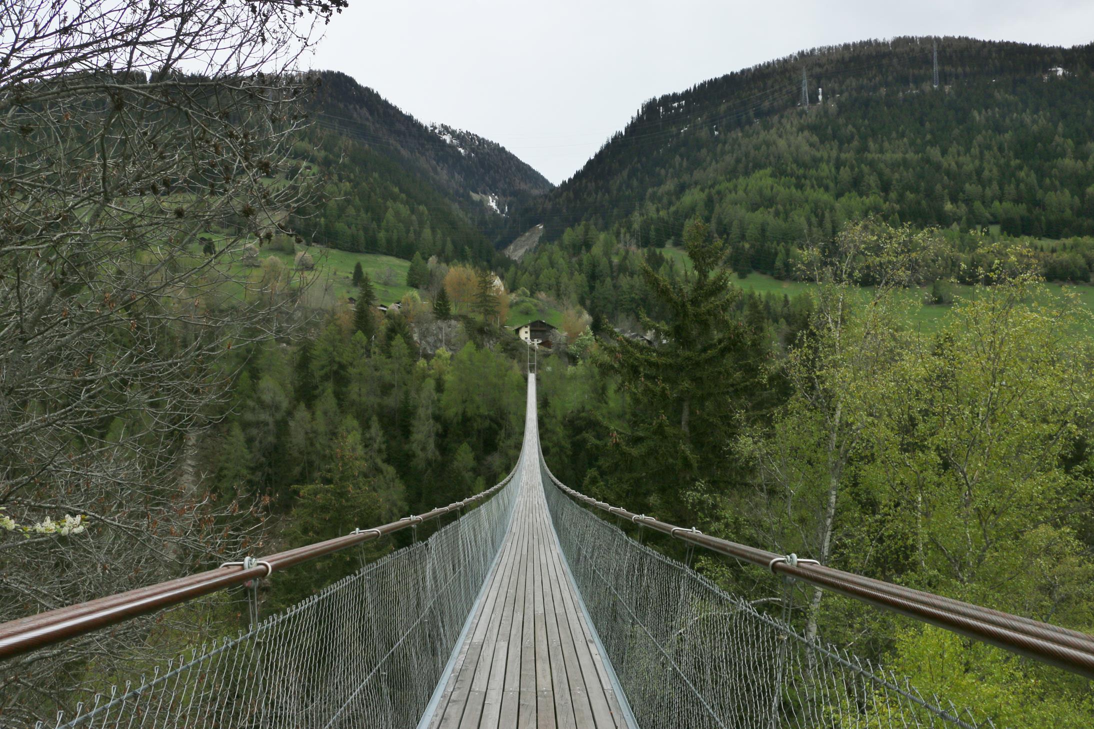 Hängebrücke Fürgangen, Bellwald, Niederwald 17.5.2019