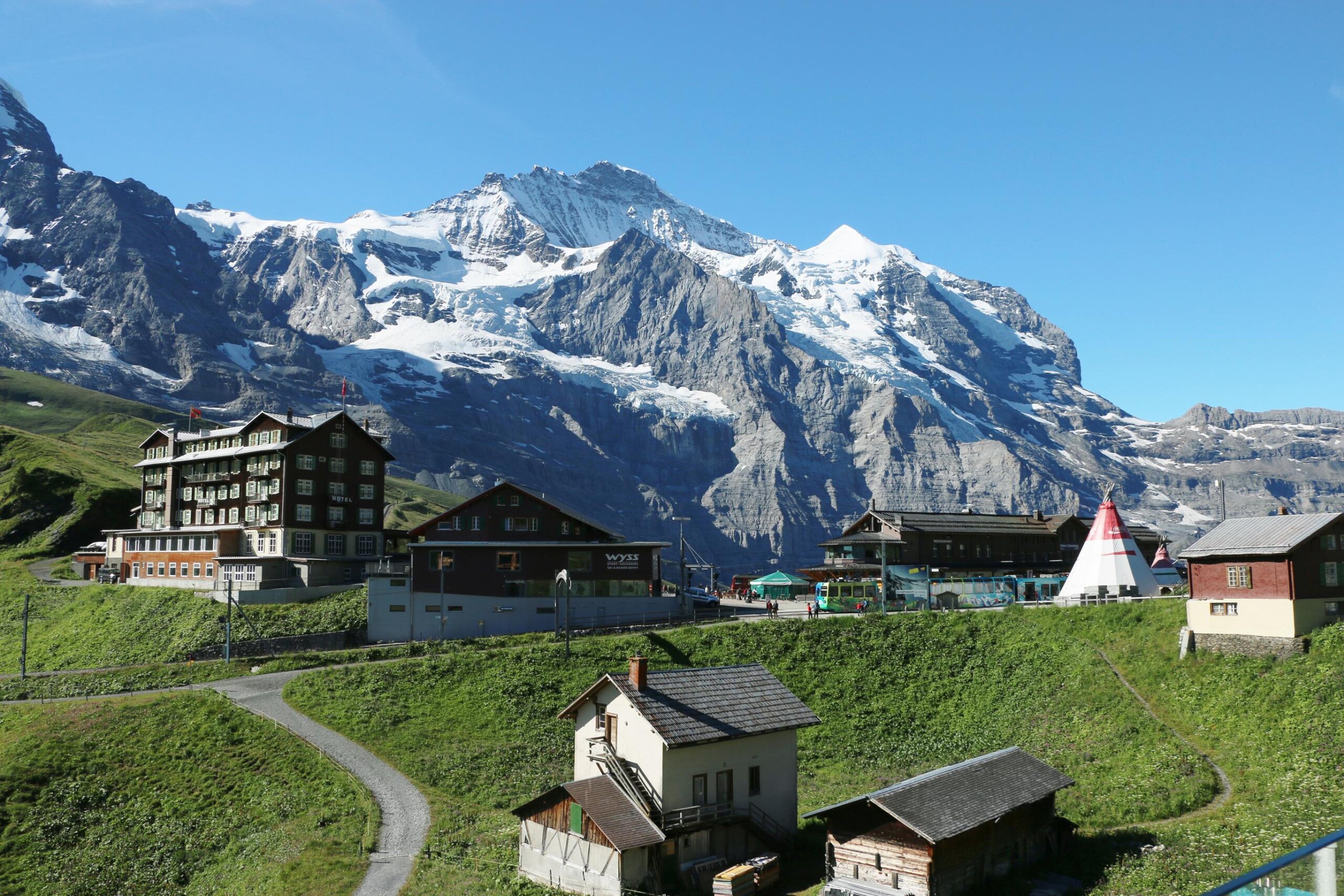 Kleine Scheidegg, Jungfraujoch, Mönchsjochhütte 12.7.2020